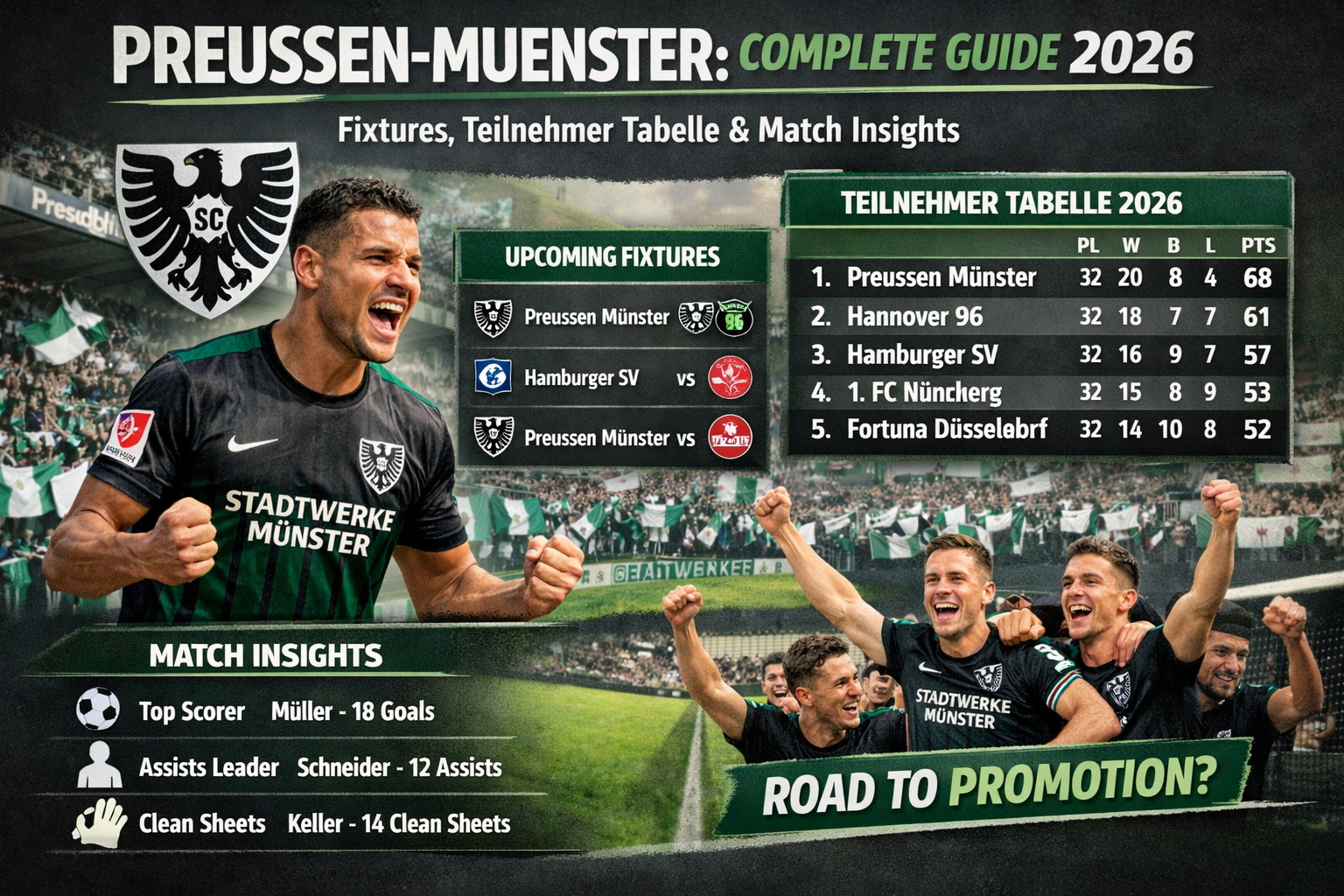 preussen-muenster themed football visual