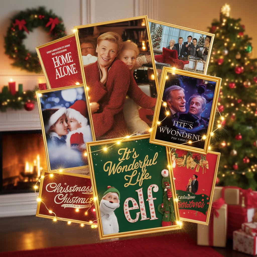 Christmas movies collage poster 1