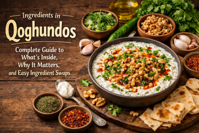 Ingredients in Qoghundos