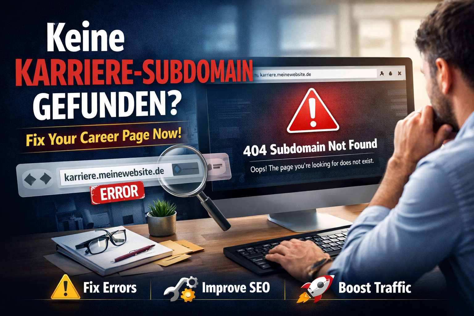 "Keine Karriere-Subdomain Gefunden"