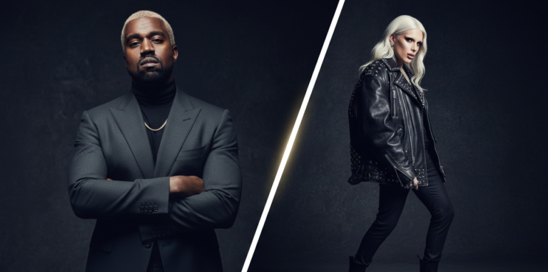 Jeffree Star and Kanye West