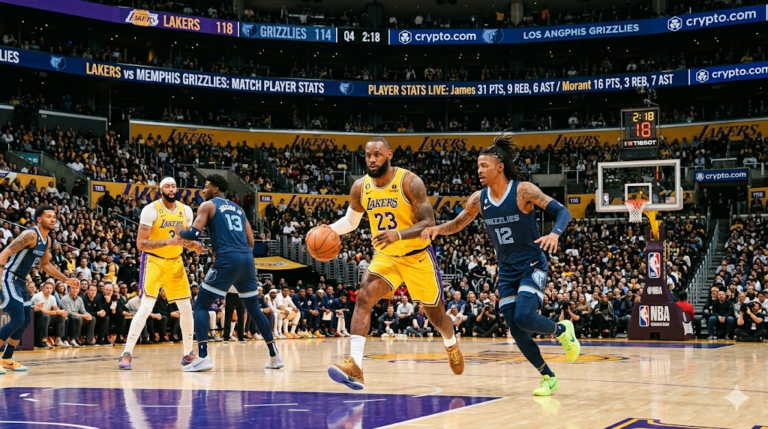 Lakers vs Memphis Grizzlies Match Player Stats