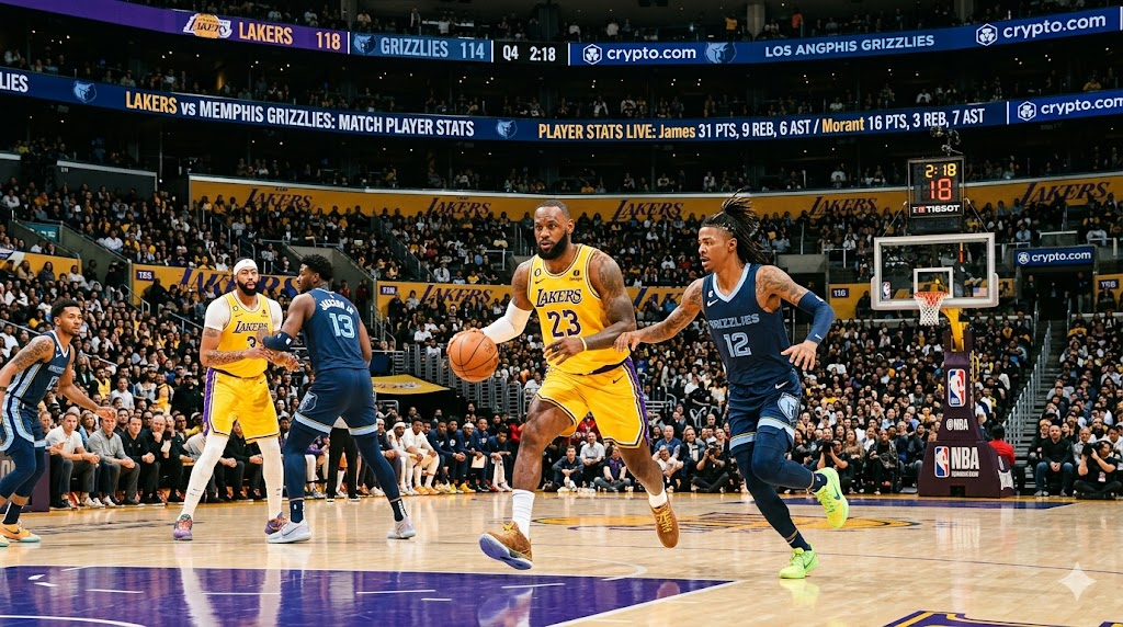 Lakers vs Memphis Grizzlies Match Player Stats
