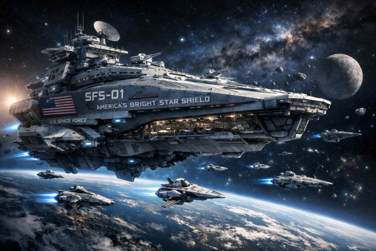 Space Force Orbital Warship Carrier