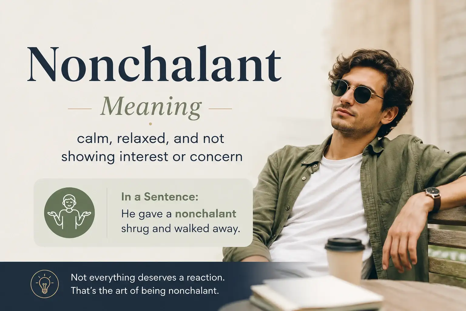 nonchalant meaning