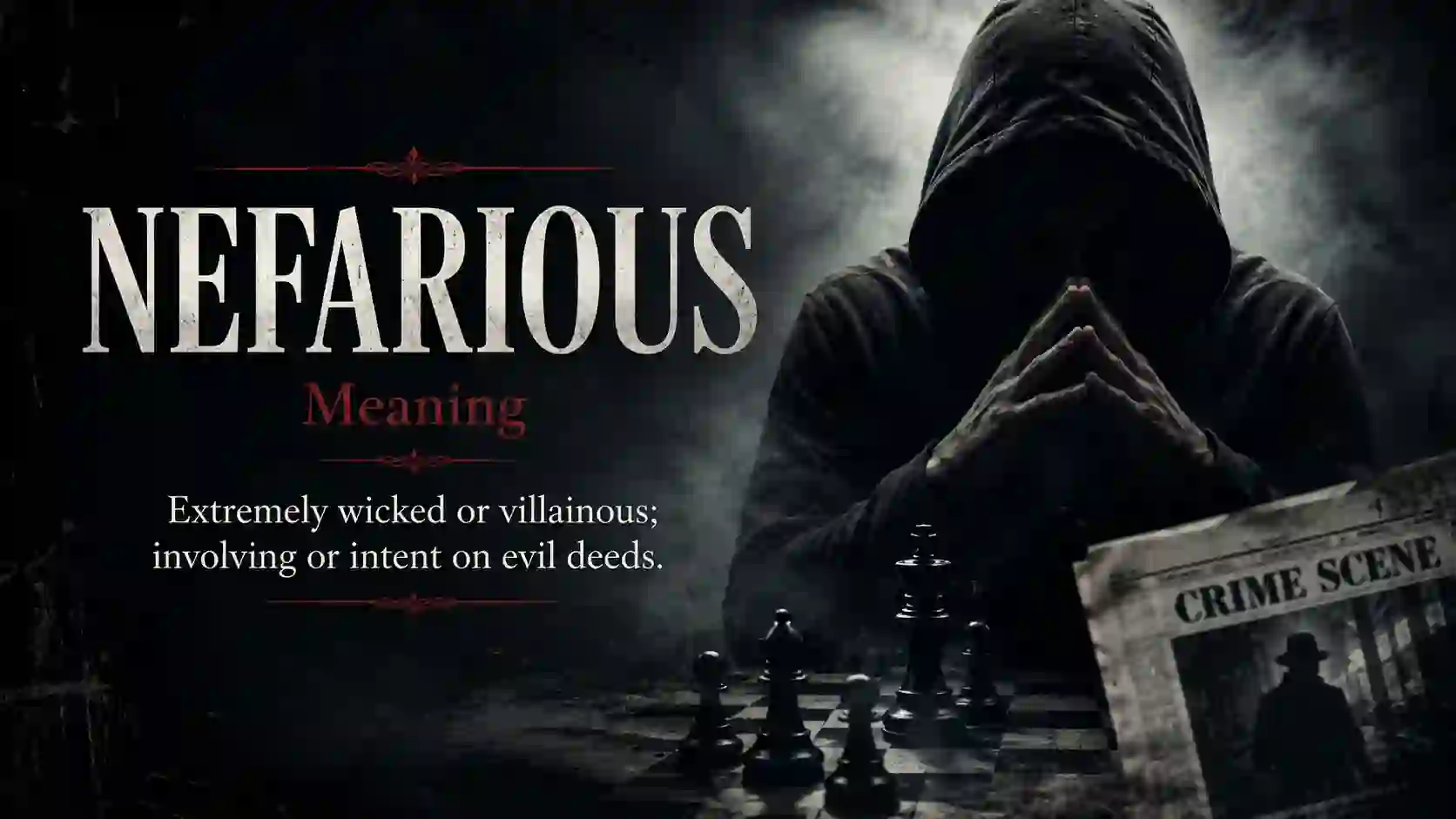 nefarious meaning