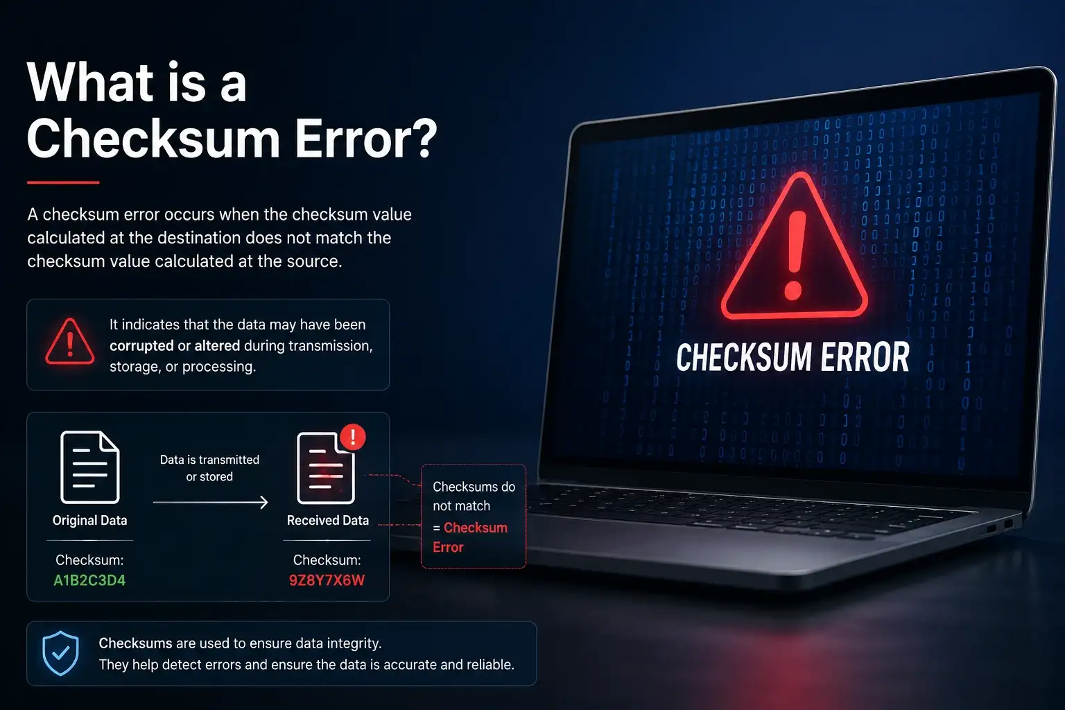 what is a checksum error