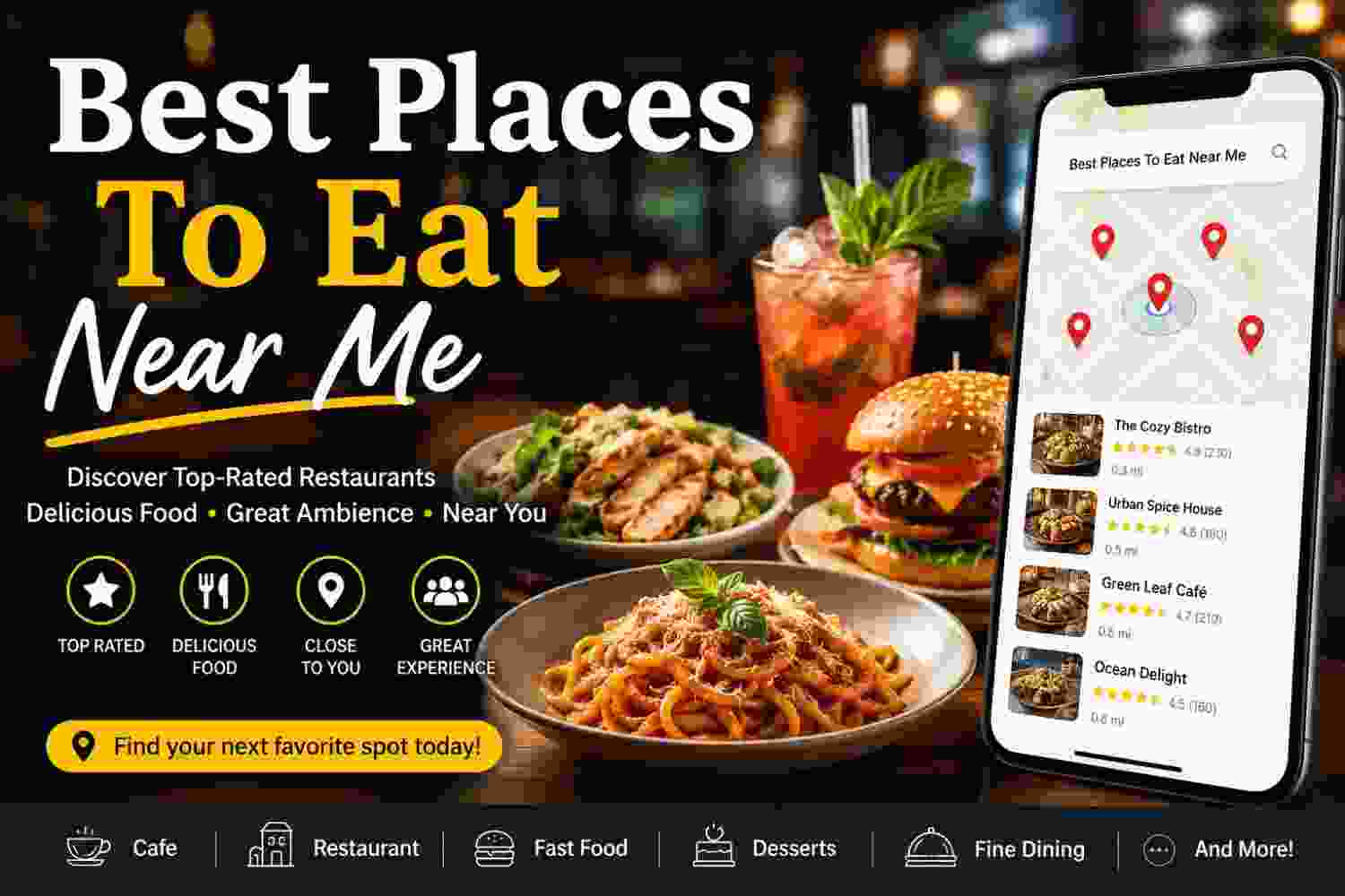 Best Places To Eat Near Me