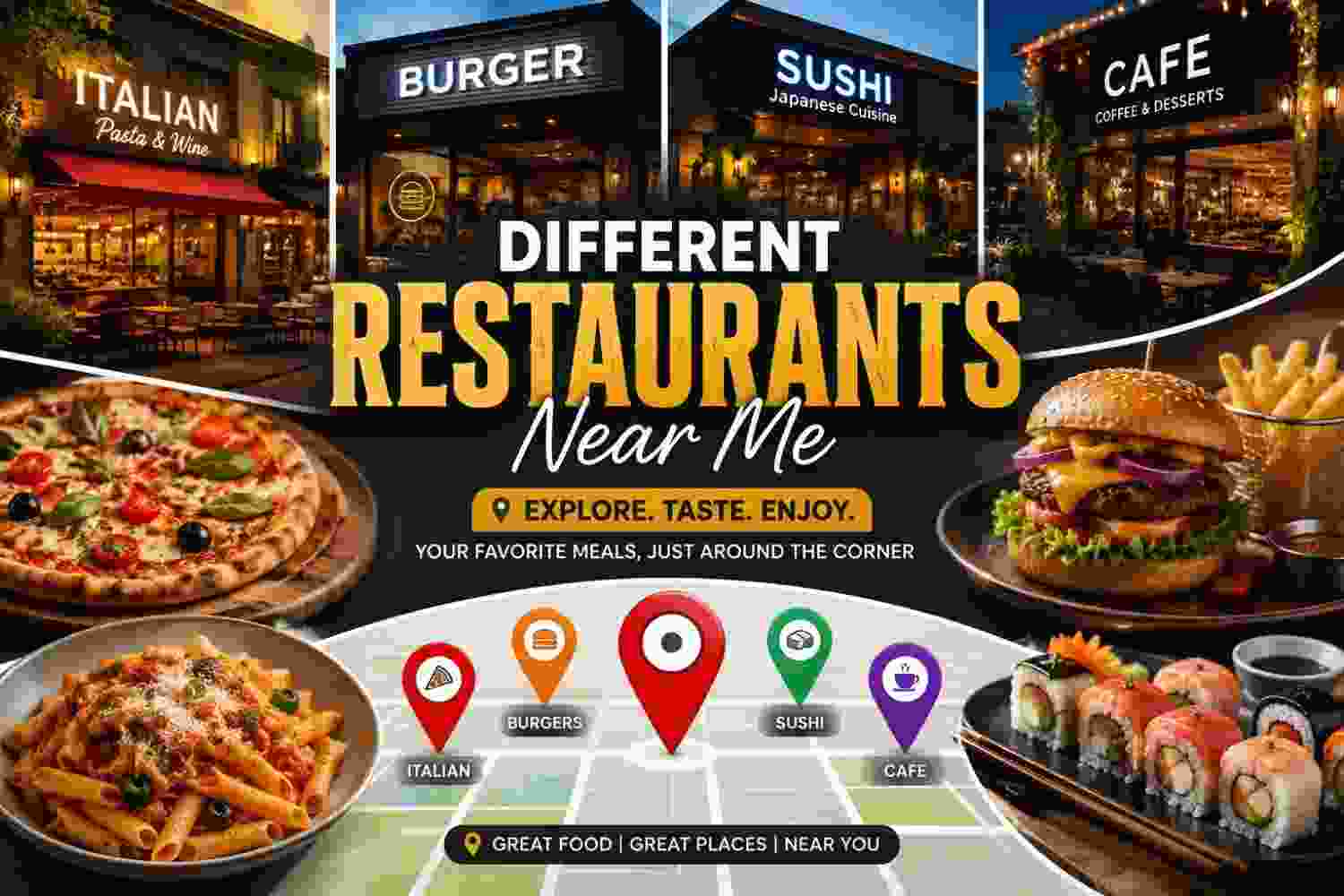 Different Restaurants Near Me