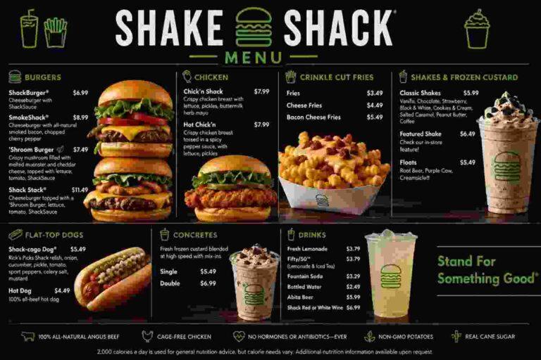 : Shake Shack Menu